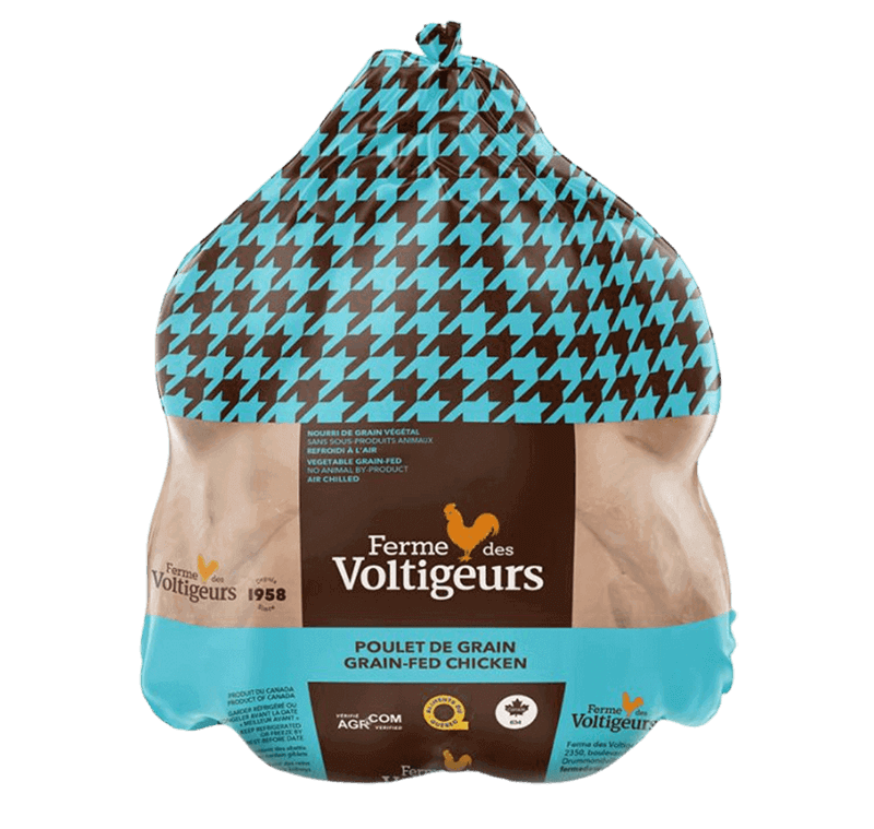 Poulet de grain 1.8 kg Voltigeurs